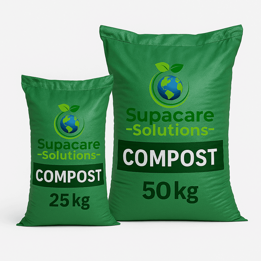 Supacare compost bags 25kg and 50kg